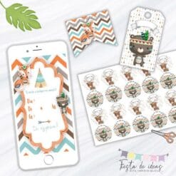 Kit Imprimible Woodland-Fiesta de Ideas