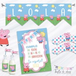 Kit Imprimible Peppa Pig-Fiesta de Ideas
