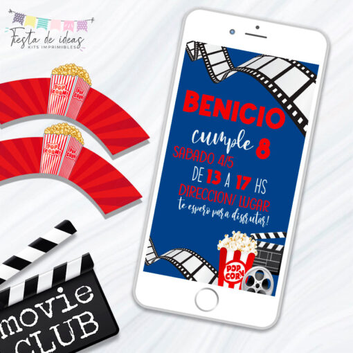 Kit Imprimible Movie-Fiesta de Ideas