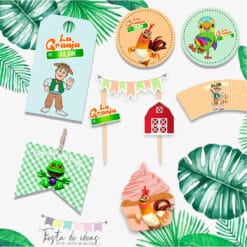 Kit Imprimible Granja de Zenon-Fiesta de Ideas