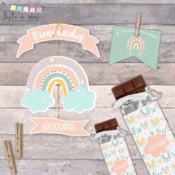 Kit Imprimible Arcoiris