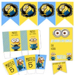 Kit Imprimible Minions