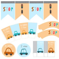 Kit Imprimible Coches Vintage