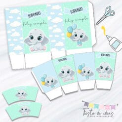 Kit Elefantito celeste