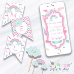 Kit Nubes y Arcoiris