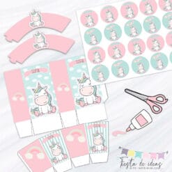 Kit Unicornio pastel