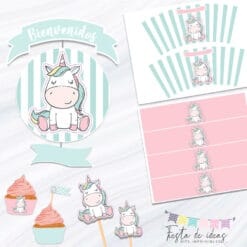 Kit Unicornio pastel