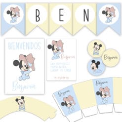 Kit Imprimible Mickey bebé