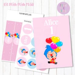 Kit Imprimible Plim Plim niña
