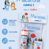 Librito,colores y pomperos personalizado para cumpleaños infantiles