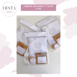 Librito, lápices y yoyo