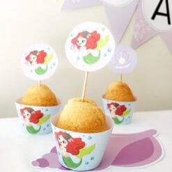 Wrappers para cupcakes x5