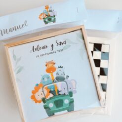 Tablero de madera Ajedrez para bodas,comuniones o cumpleaños infantiles