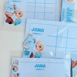 Juego 3 encuentro raya y memoria personalizados para cumpleaños infantiles