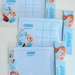 Alternative view of Juego 3 encuentro raya y memoria personalizados para cumpleaños infantiles
