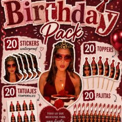 Kit de Fiesta Personalizado para Cumpleaños y Despedidas