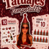 Tatuajes temporales para eventos x10